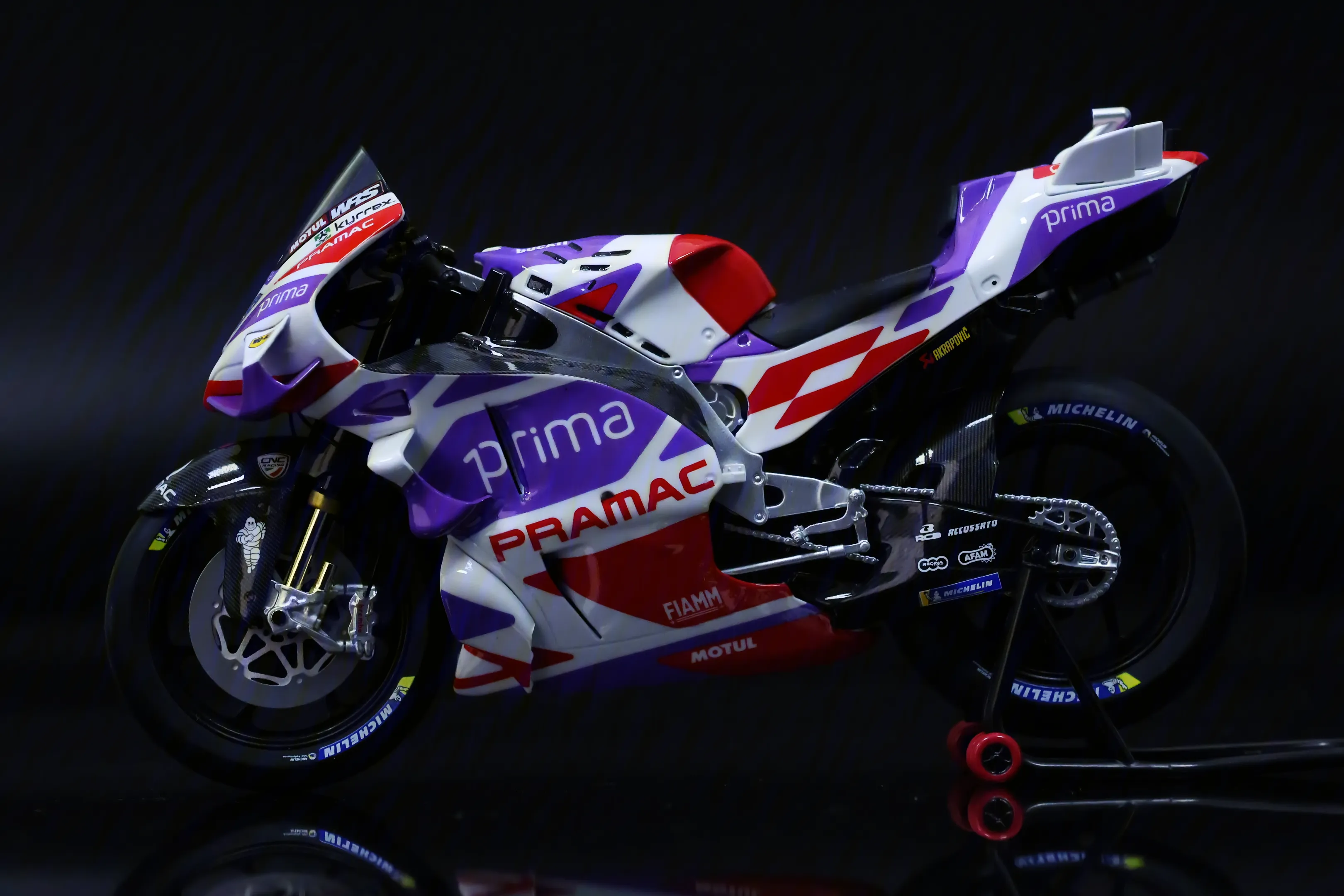 #89 - 2023 Prima Pramac Racing MotoGP Motorcycle Model - Jorge Martin Collector's Edition