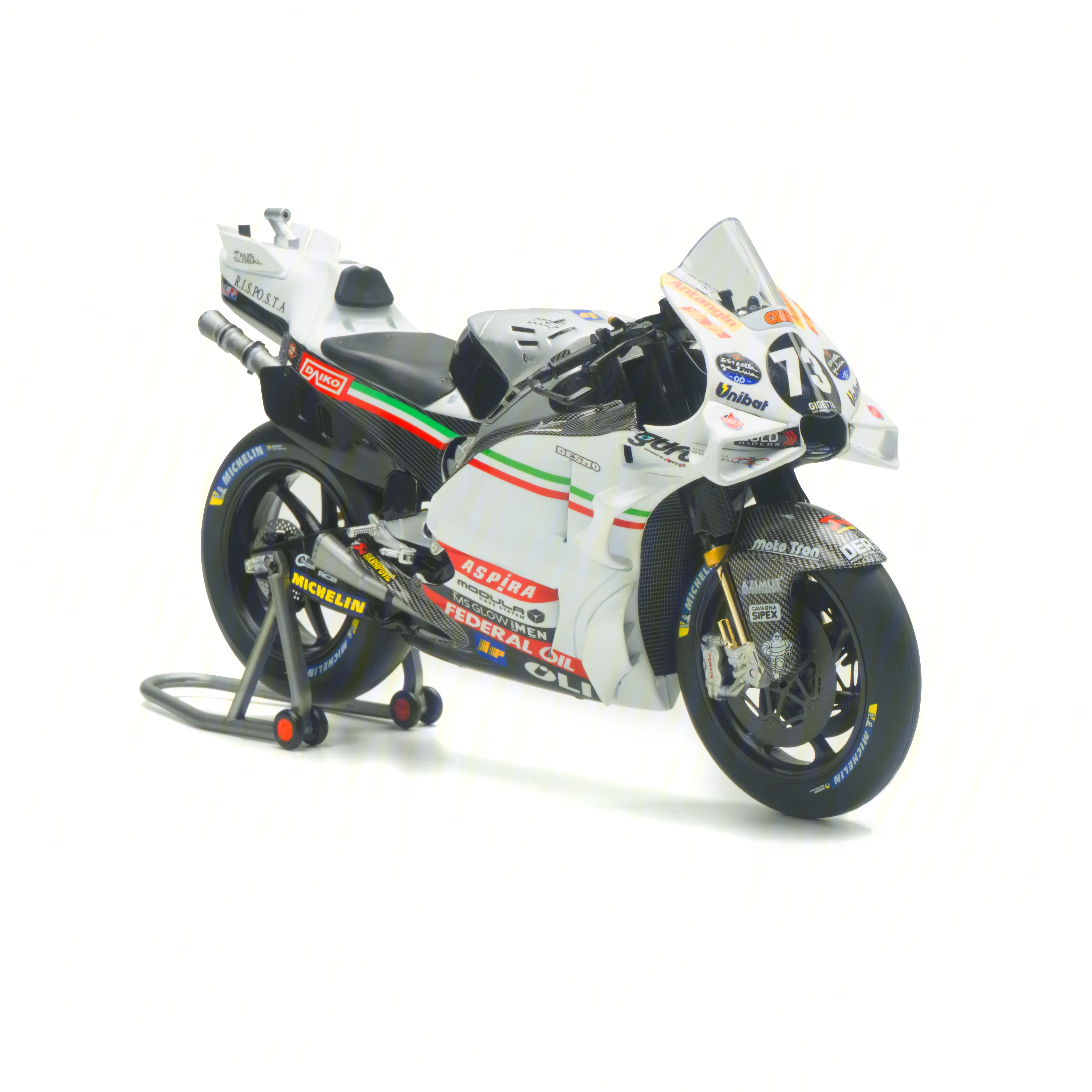 #73 - 2024 Gresini Racing MotoGP San Marino Grand Prix Motorcycle Model -Álex Márquez Collector's Edition (1:12 Scale) | (incl. tax & shipping)