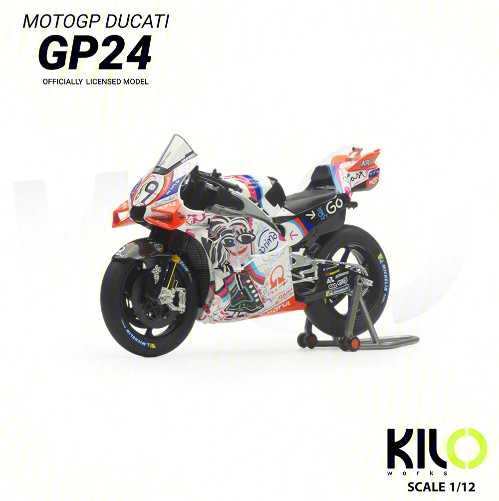 #89 - 2024 Prima Pramac Racing MotoGP Catalunya GP Art Livery Motorcycle Model - Jorge Martin Collector's Edition｜Miguel Caravaca Collaboration